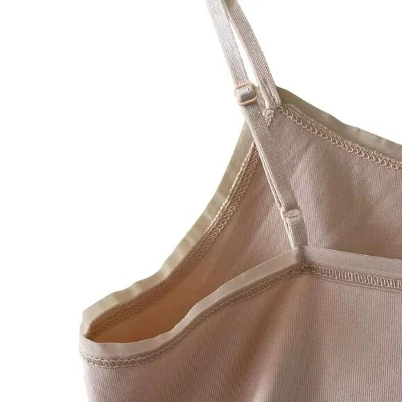 Ann Taylor Tan Solid Basic Undershirt Lightweight Camisole Tank Top SZ S # 1601 - Picture 9 of 10